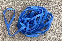 Satinband, ljusbå, 2 mm