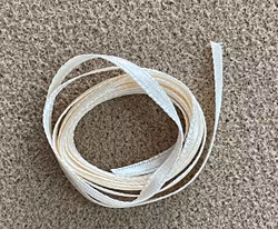 Satinband, beige, 3 mm