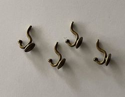 Krokar i metall, 4 st