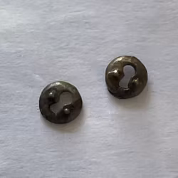 Nyckelhål/nyckelplåt, liten,2 st