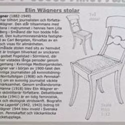Elin Wägners stol, byggsats, 2 stolar
