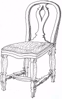 Johan-Petters Gustavianska stol, byggsats, 2 stolar