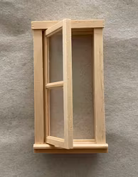 Fönster omålat ca 50x93 mm