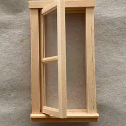 Fönster omålat ca 50x93 mm