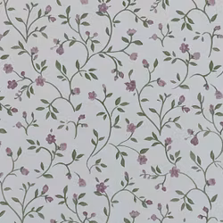 Tapet, cerise blommor