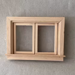 Fönster omålat ca 95 x 70 mm