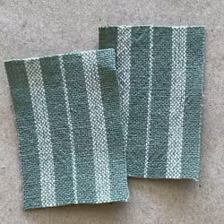 Handdukar, grön 2 st