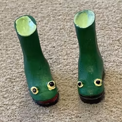 Gröna stövlar, groda