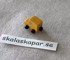 gul liten skåpbil
