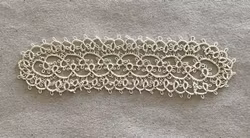 Oval Duk, Astrid, frivolitetsarbete, (nr15)