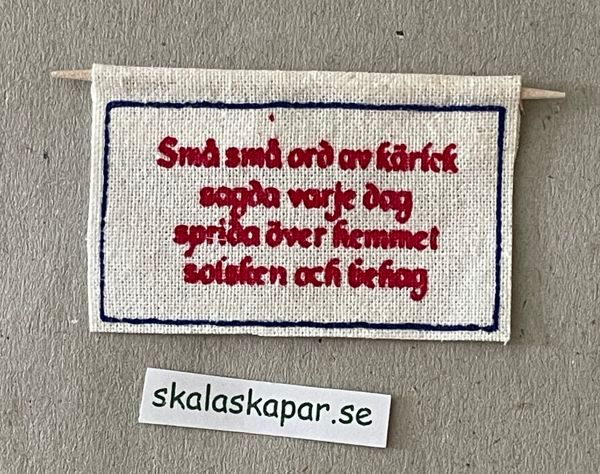 Bonad, Små små ord