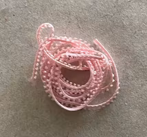 Picotband ljusrosa