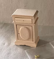 Sängbord, omålat