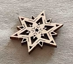 Stjärna i trä