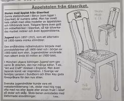 Äppelstolen, byggsats 2p