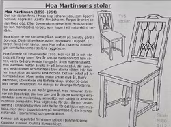 Moa Martinssons stol, byggsats 2p