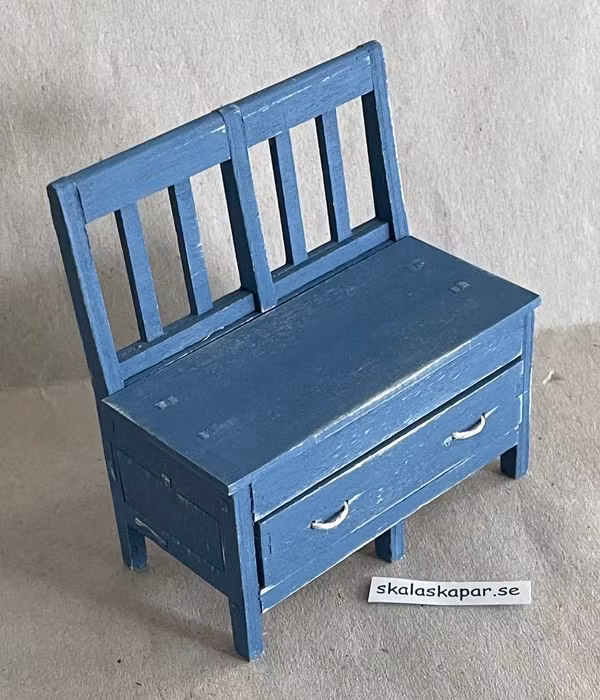 Liten soffa blå