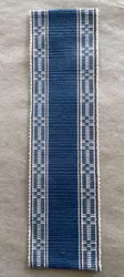 Rep carpet blue, approx. 265 mm long