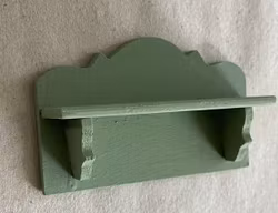 Hylla, grönmålad