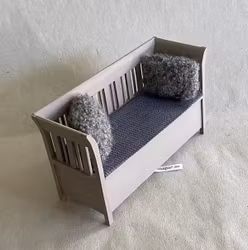 Kitchen sofa gray with pillows