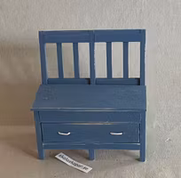 Liten soffa blå