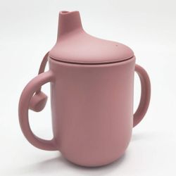 Tutekopp i silikon mørk rosa