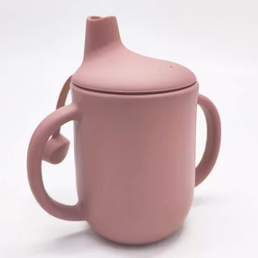 Tutekopp i silikon mørk rosa