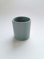Silikon kopp blå