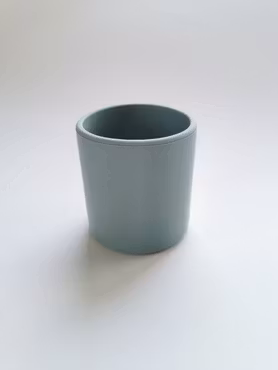 Silikon kopp blå