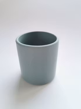 Silikon kopp blå
