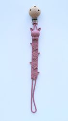 Smokkholder silikon mørk rosa