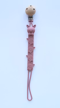 Smokkholder silikon mørk rosa
