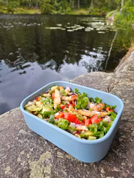 Matboks i silikon - Grå
