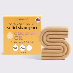 Coconut Oil Deep-Moisturizing Solid Shampoo Bar / Kitsch