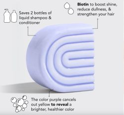 Purple Toning Solid Conditioner Bar / Kitsch