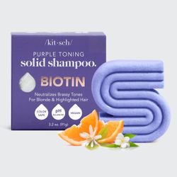 Purple Toning Solid Shampoo Bar / Kitsch