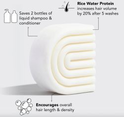 Rice Water Protein Conditioner Bar For Hair Growth / Kitsch