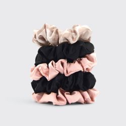 Satin Sleep Scrunchies 5pc - Assorted / Kitsch