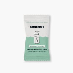 Skummende håndsåpe tablett - Eucalyptus Mint / Nature Bee