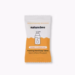 Skummende håndsåpe tablett - Honey clementine / Nature Bee