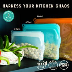 Silikonposer - 330ml, 470ml, 900ml - 3pk
