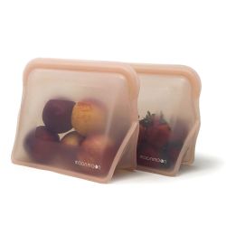 Stående silikonposer rosa 1500ml -  2pk