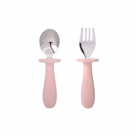 Baby & barn bestikk lys rosa - 2pk