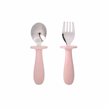 Baby & barn bestikk lys rosa - 2pk