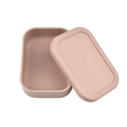Matboks i silikon - Beige