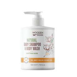 Wooden Spoon Baby Shampoo & Body Wash – Cotton Kiss – 300 ml