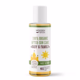Wooden Spoon 100% Organic After Sun Care ” Baby & Family” – 100 ml