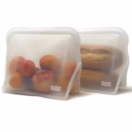 Stående silikonposer 1500ml - 2pk