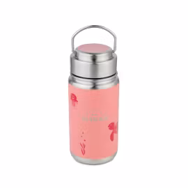 Rustfritt stål vannflaske rosa (0,5L) - Eco Brotbox