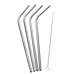 Sugerør bøyd rustfritt stål - Pulito